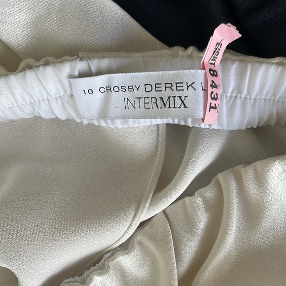 10 Crosby Derek Lam x Intermix Silk Jumpsuit with Open Back, Size 0 - Picture 5 of 7